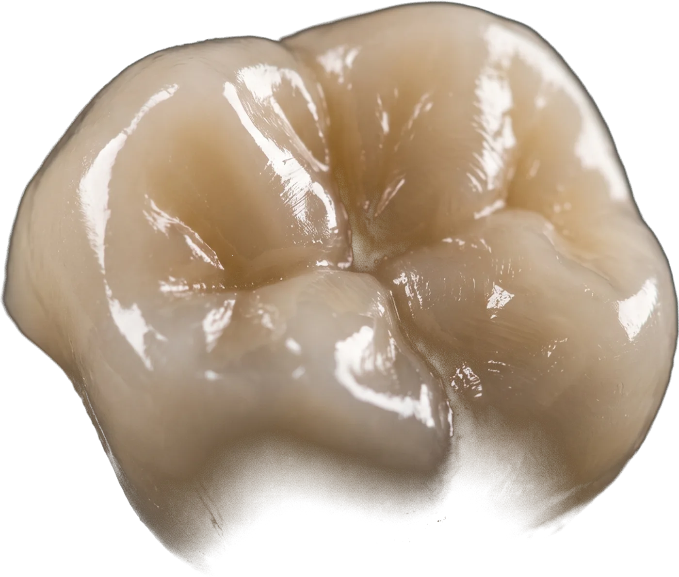 Corona de zirconio terminada